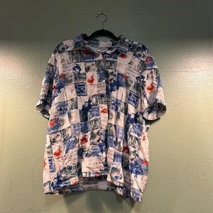 Unisex multicolored Hawaiian t-shirt, size 18W